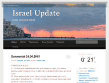 Tablet Screenshot of israelupdate.achlak.net